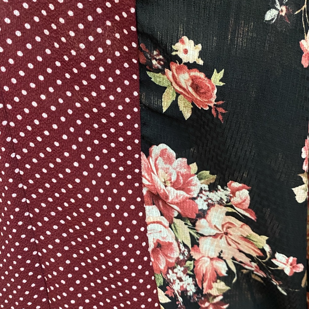 *CLEARANCE* ODDI Floral Tie Sleeve Lightweight Blouse - Picture 10 of 11